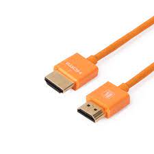 Kramer C-HM/HM/PICO/OR-6 Cable HDMI flexible de alta velocidad ultra delgado con Ethernet de 1.80m